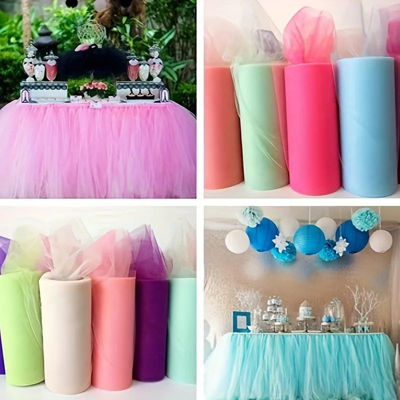 10 Yards of Tulle Organza Fabric for DIY Party Decor