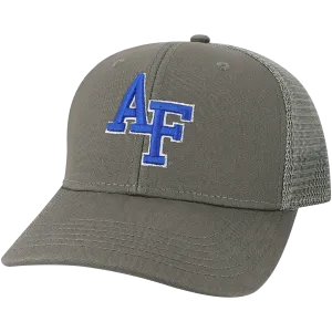 Air Force Falcons Dark Grey Mid-Pro Snapback Adjustable Trucker Hat