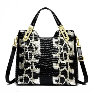 AlliCroco Sequined Zipper Shoulder Bag