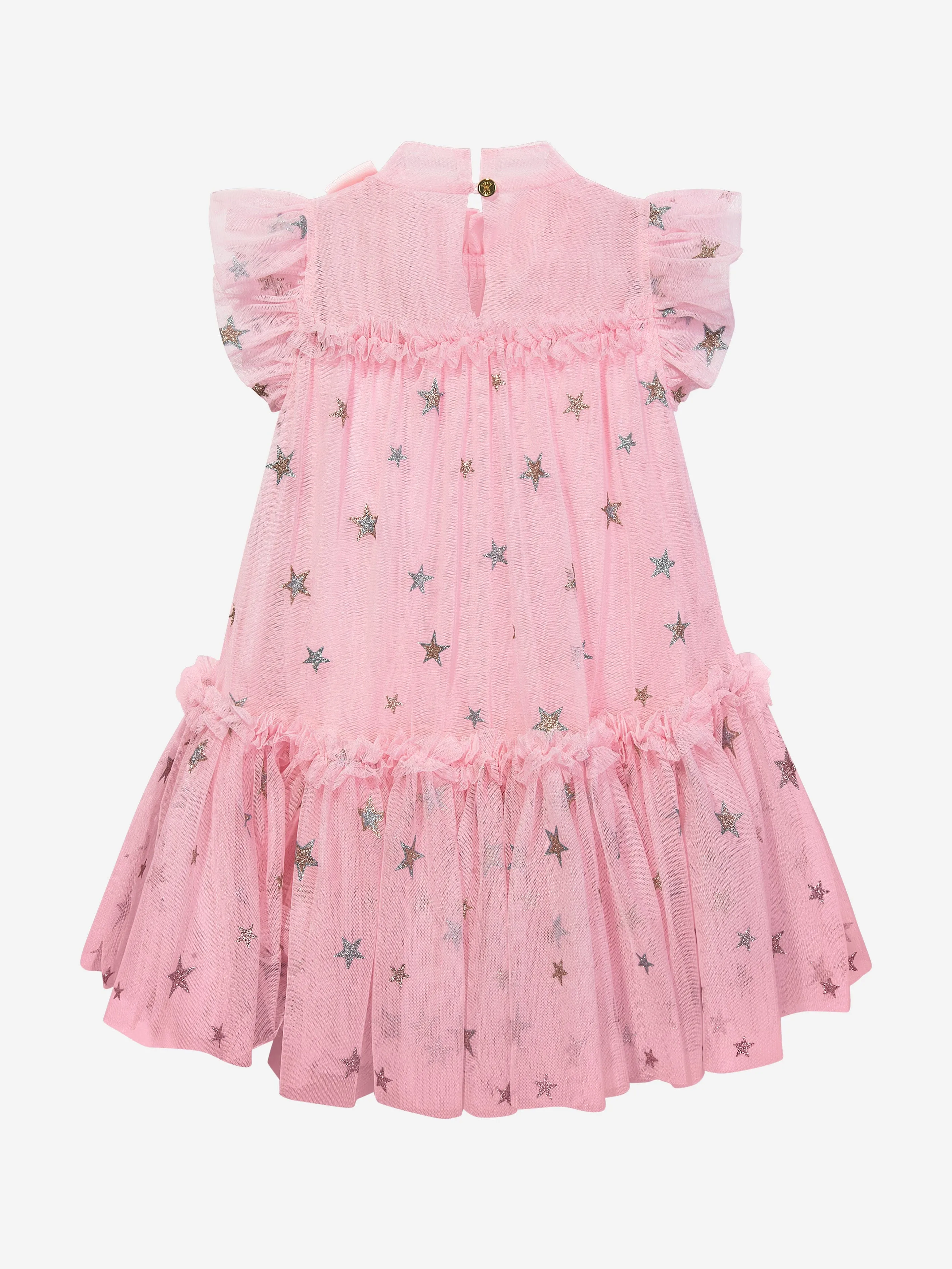 Angels Face Girls Marigold Star Dress in Pink