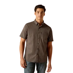 Ariat Men's Milo Stretch Modern Fit Western Black Shirt