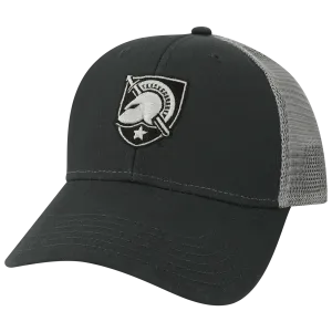 Army Black Knights Black/Dark Grey Lo-Pro Snapback Adjustable Trucker Hat