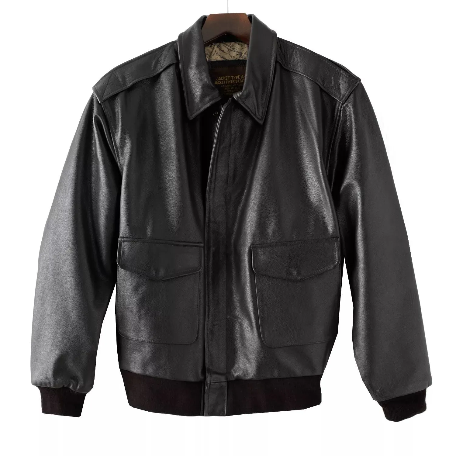 Big & Tall A-2 Excelled Leather Bomber, Brown