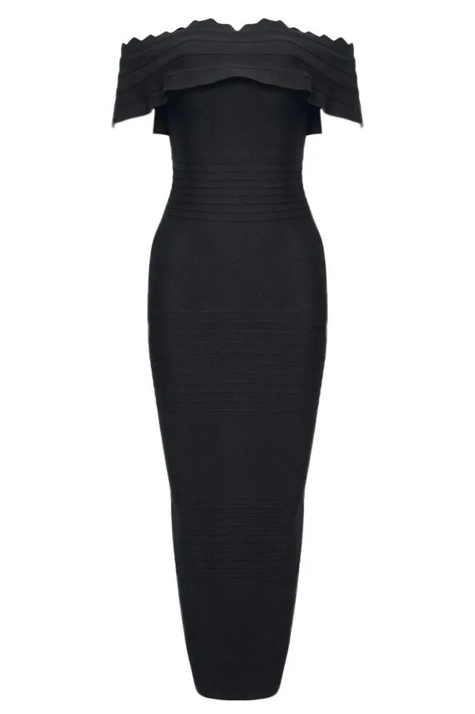 Billie Bandage Midi Dress - Classic Black