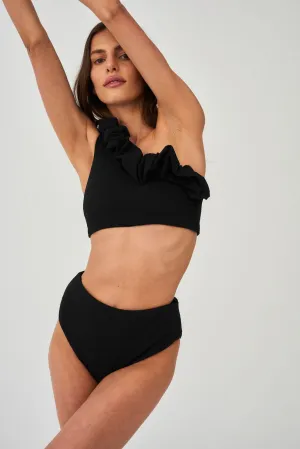 Birth of Venus Bikini Top Black