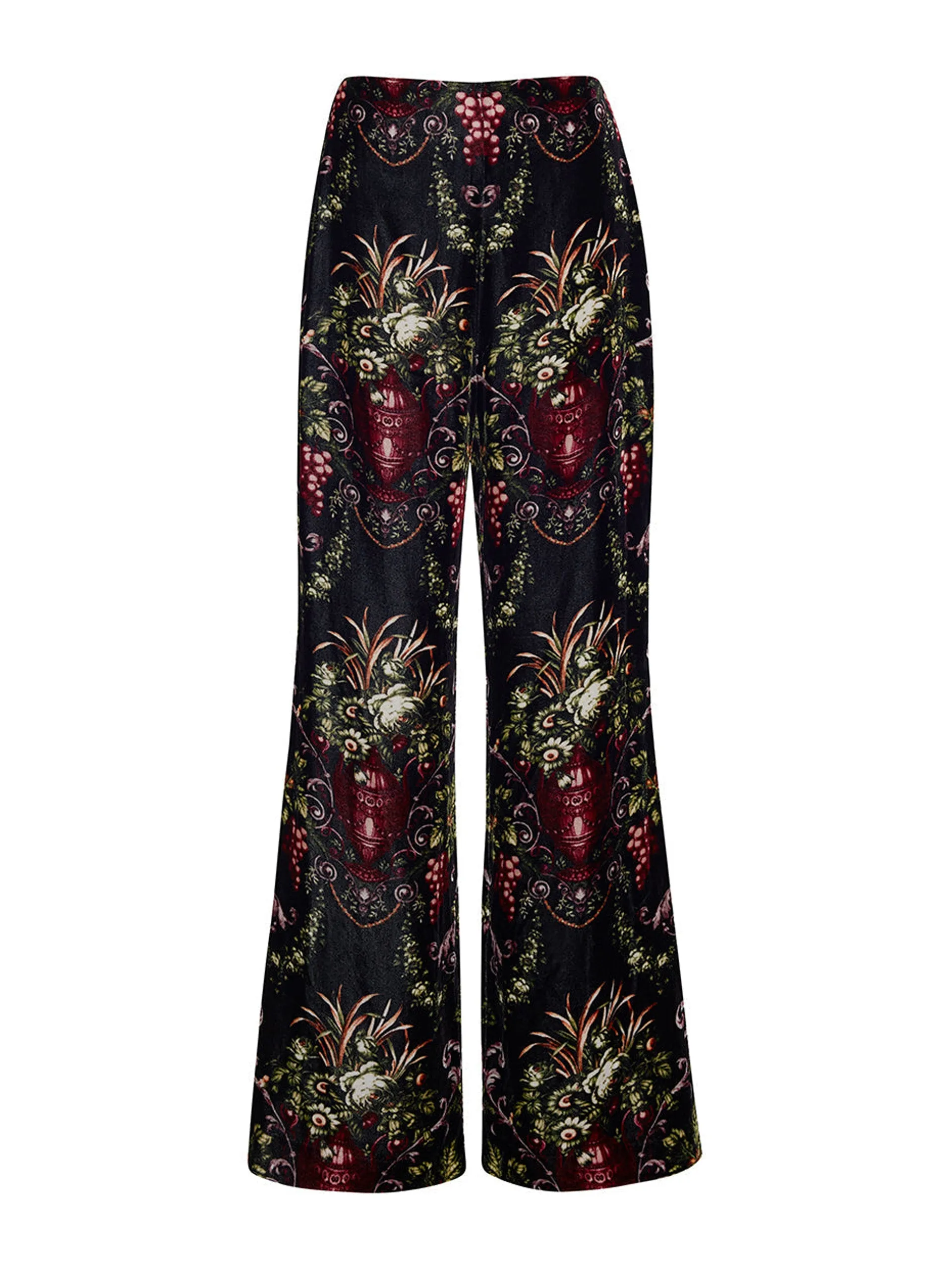 Black fleur Firenze pants