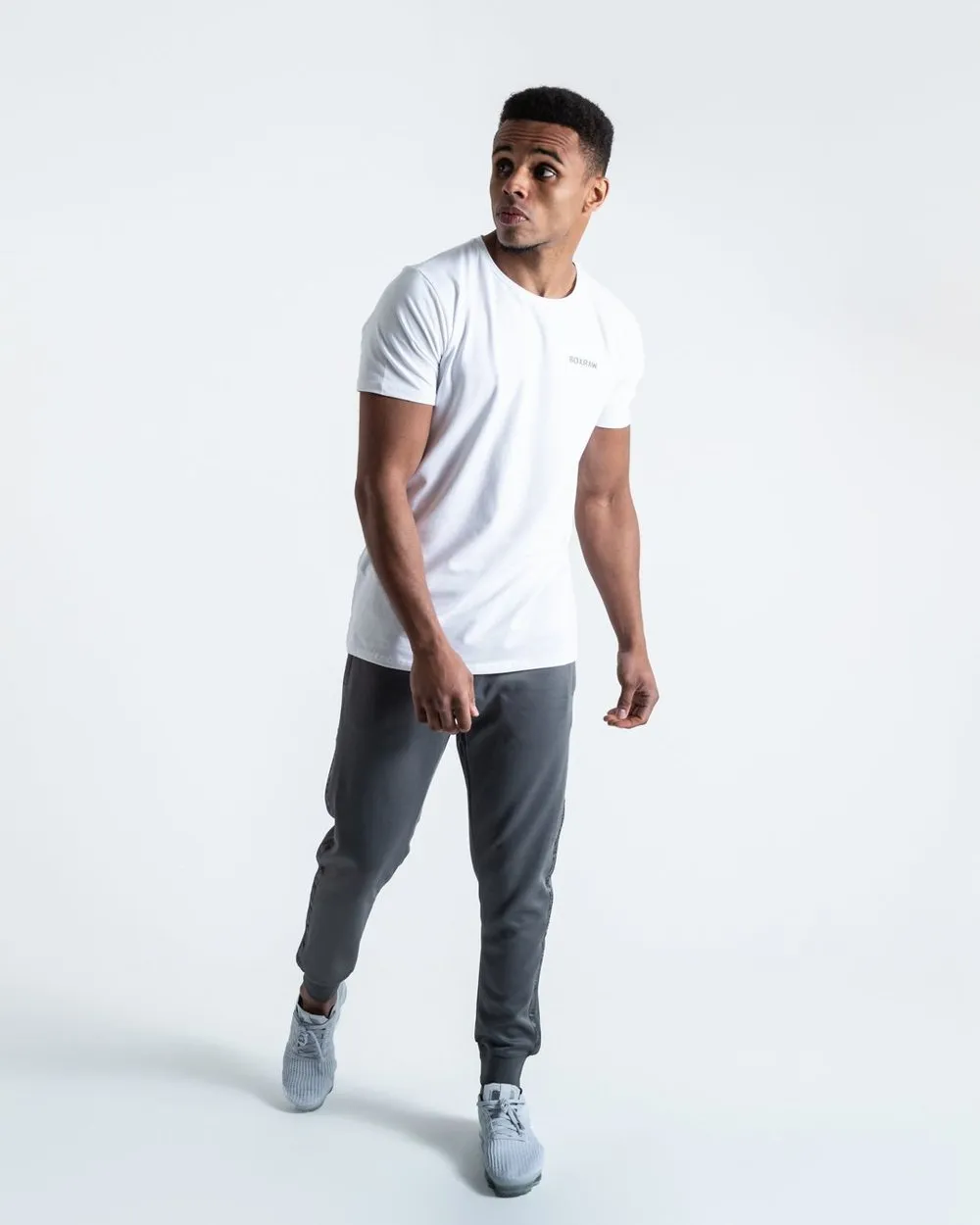 BOXRAW LOGO T-SHIRT - WHITE