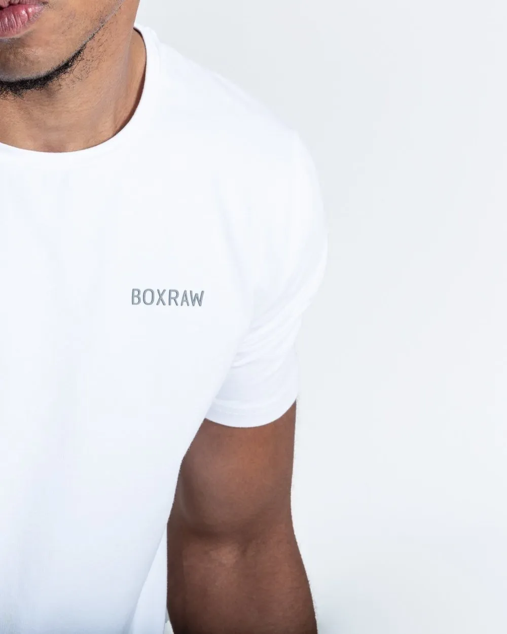 BOXRAW LOGO T-SHIRT - WHITE