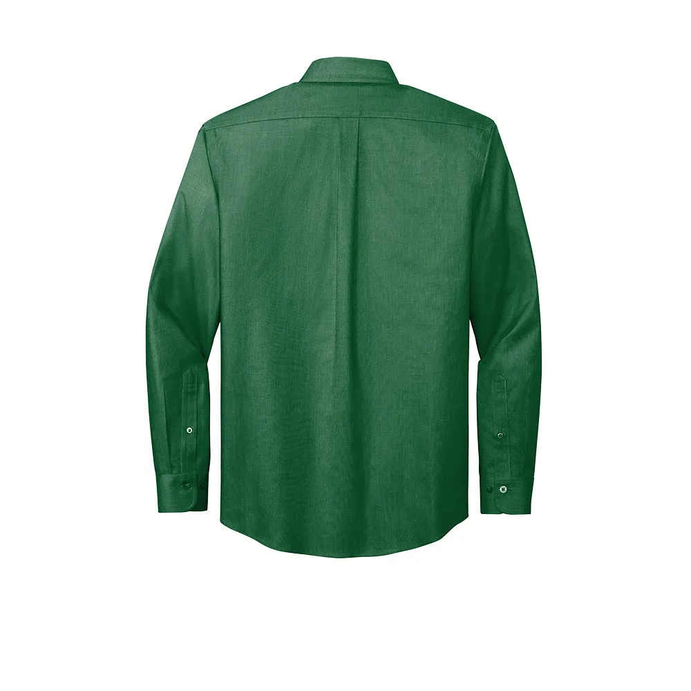 Brooks Brothers® Wrinkle-Free Stretch Nailhead Shirt - Club Green