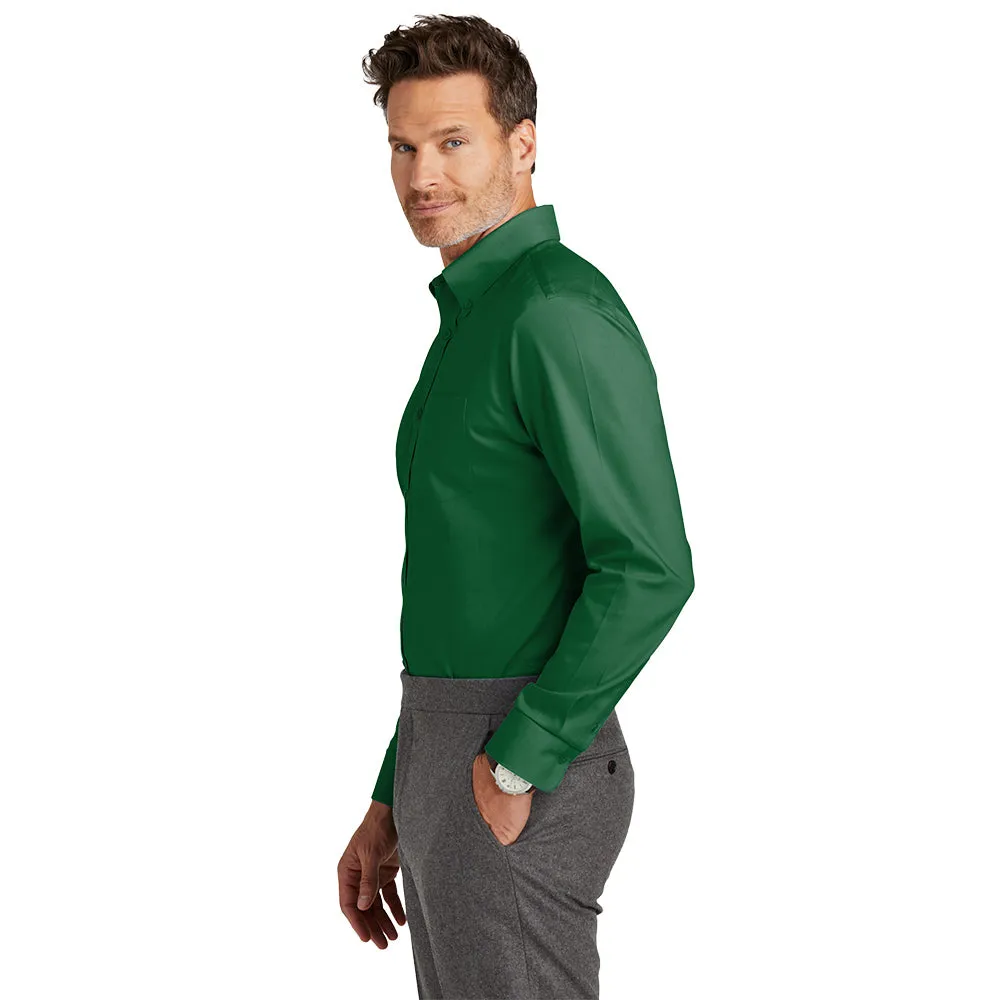 Brooks Brothers® Wrinkle-Free Stretch Nailhead Shirt - Club Green