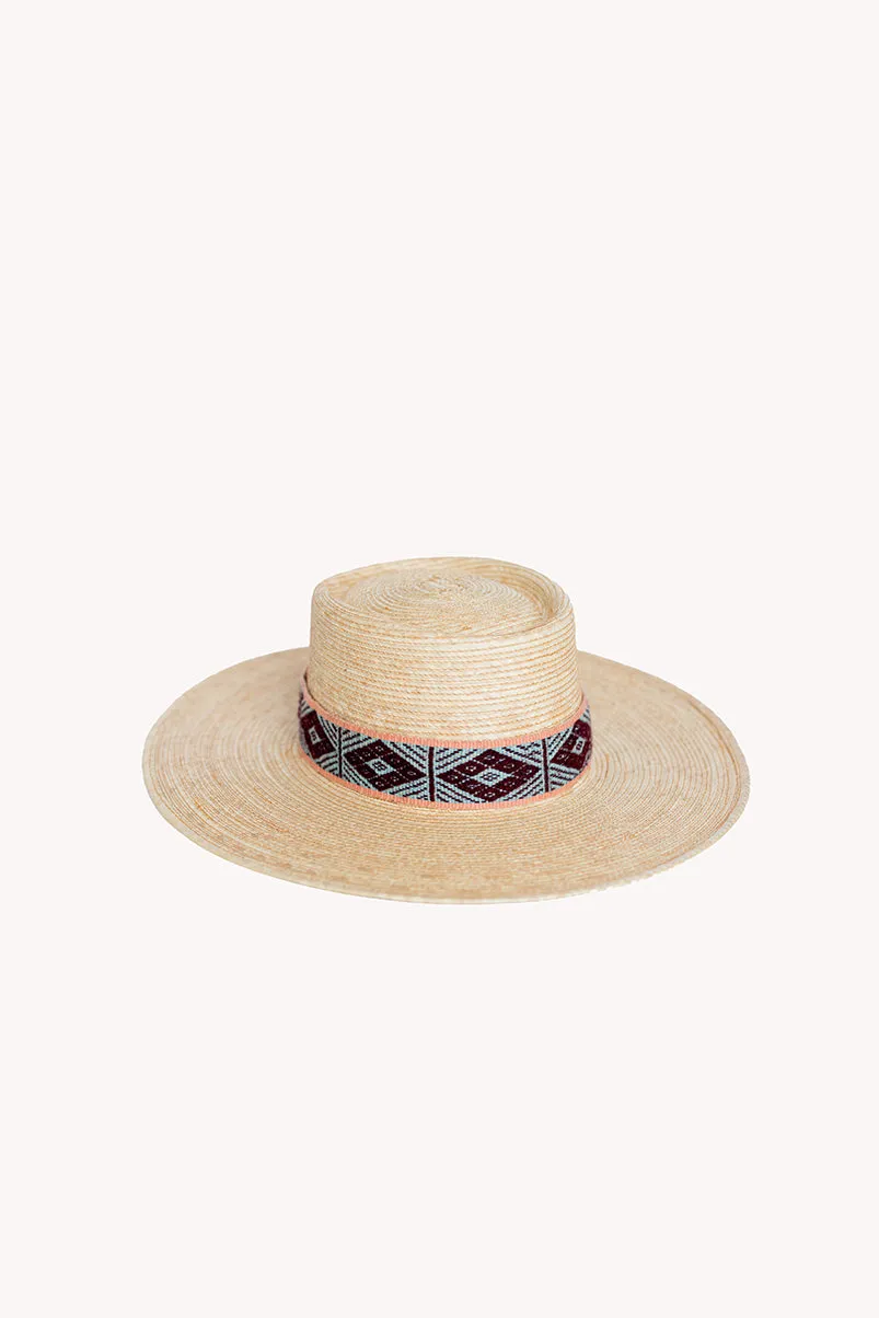 Bucket Palm Leaf Straw Hat