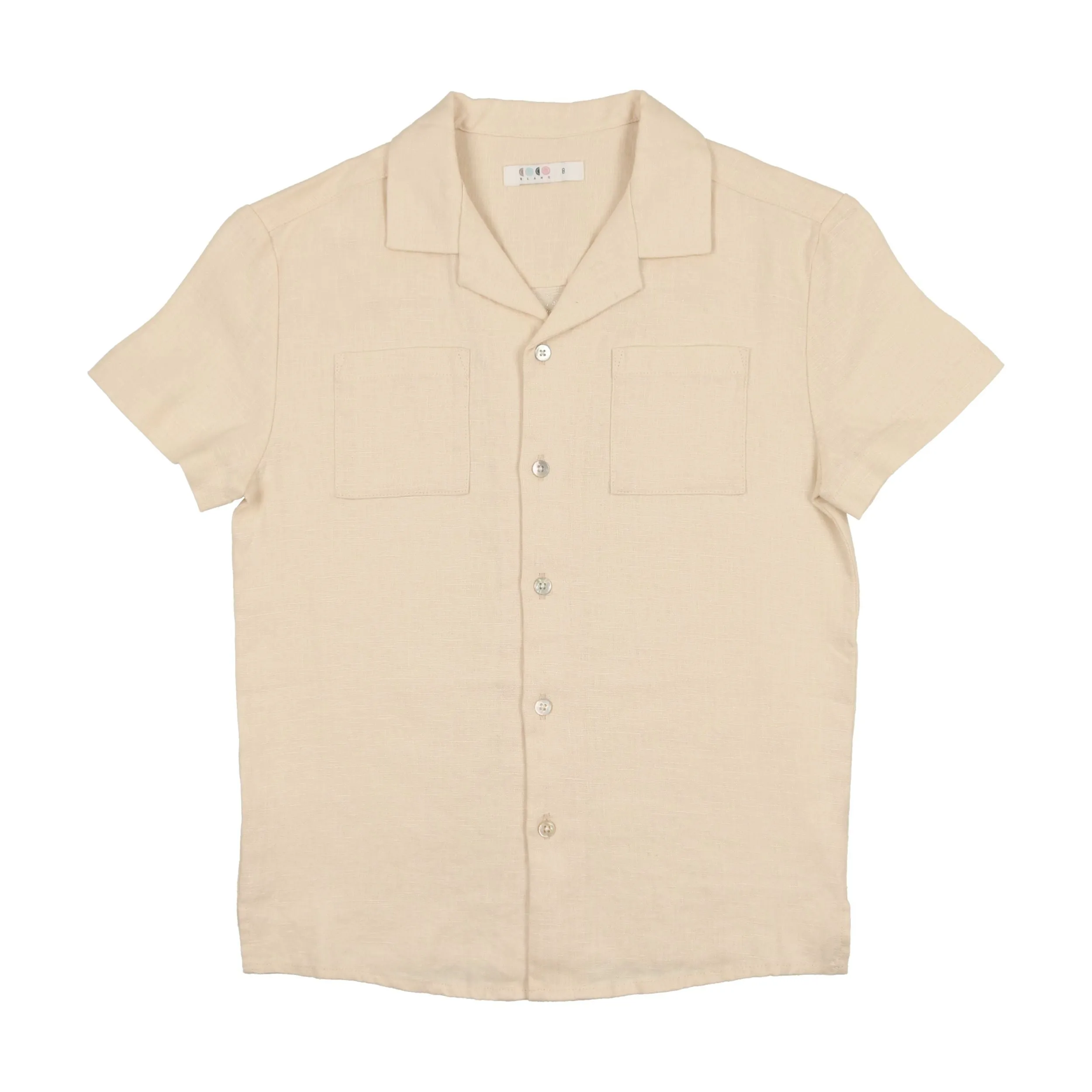 CCB Cream Button Down Linen Shirt