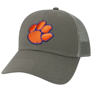 Clemson Tigers Dark Grey Lo-Pro Snapback Adjustable Trucker Hat