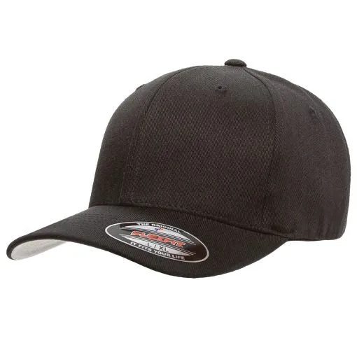 Custom Embroidery, 6477 Flexfit Wool Blend Hats