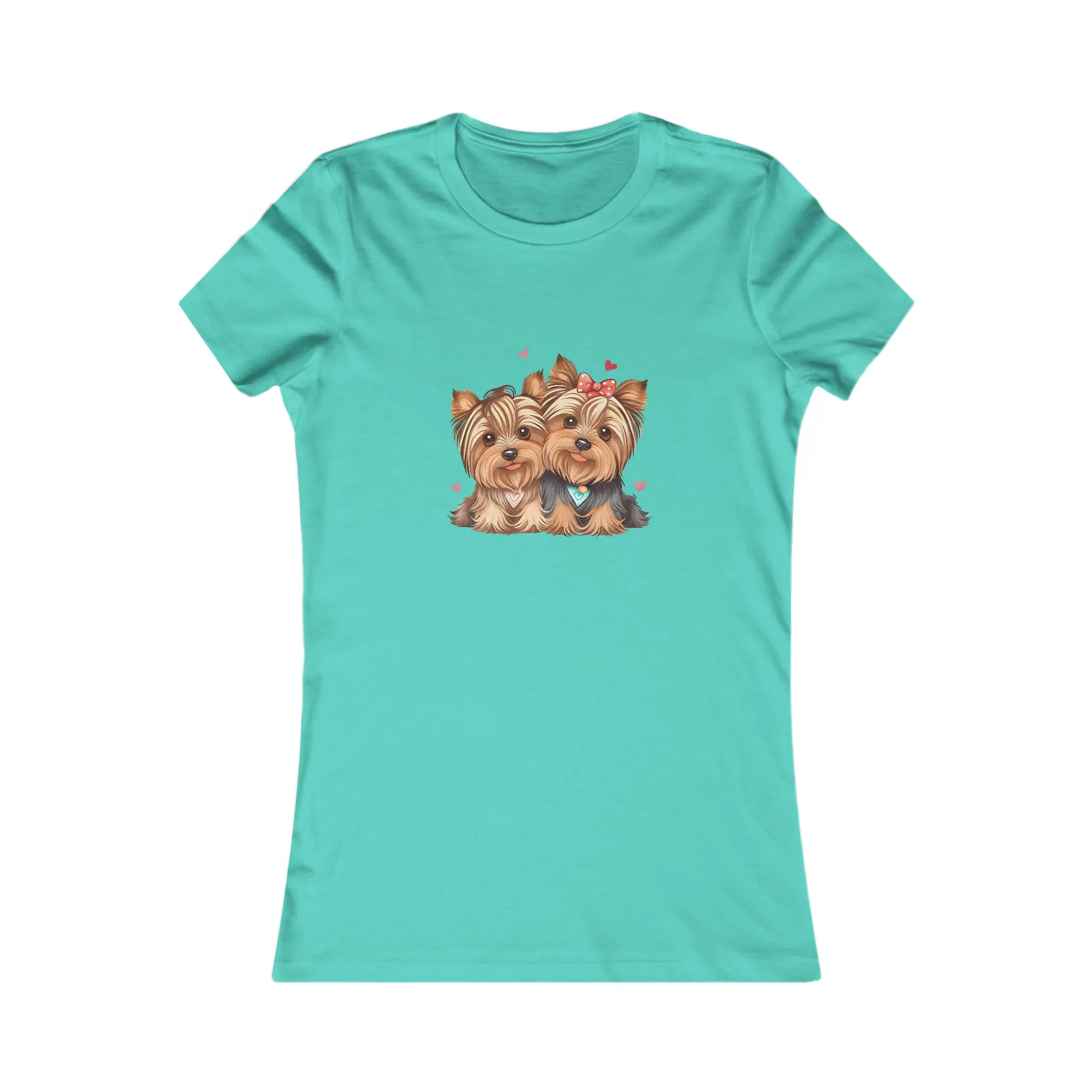 Cute Yorkie Womens Tshirt  Comfy Bella Canvas style shirt for women