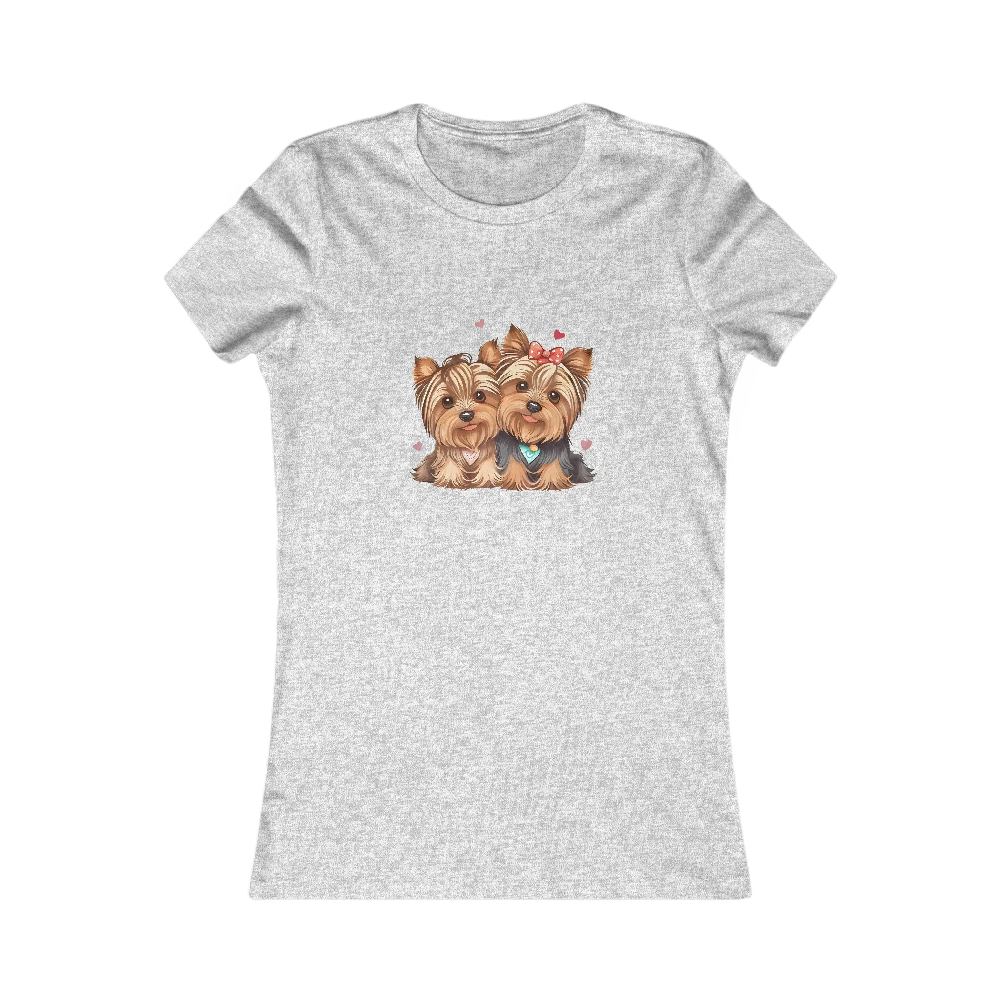 Cute Yorkie Womens Tshirt  Comfy Bella Canvas style shirt for women