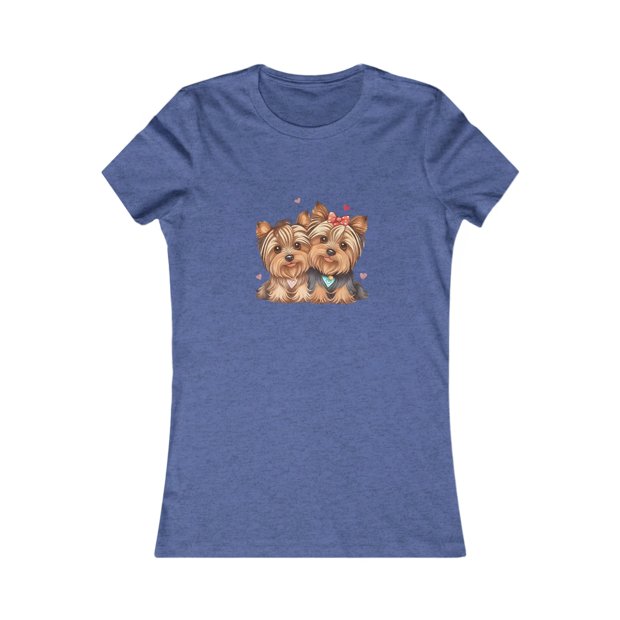 Cute Yorkie Womens Tshirt  Comfy Bella Canvas style shirt for women