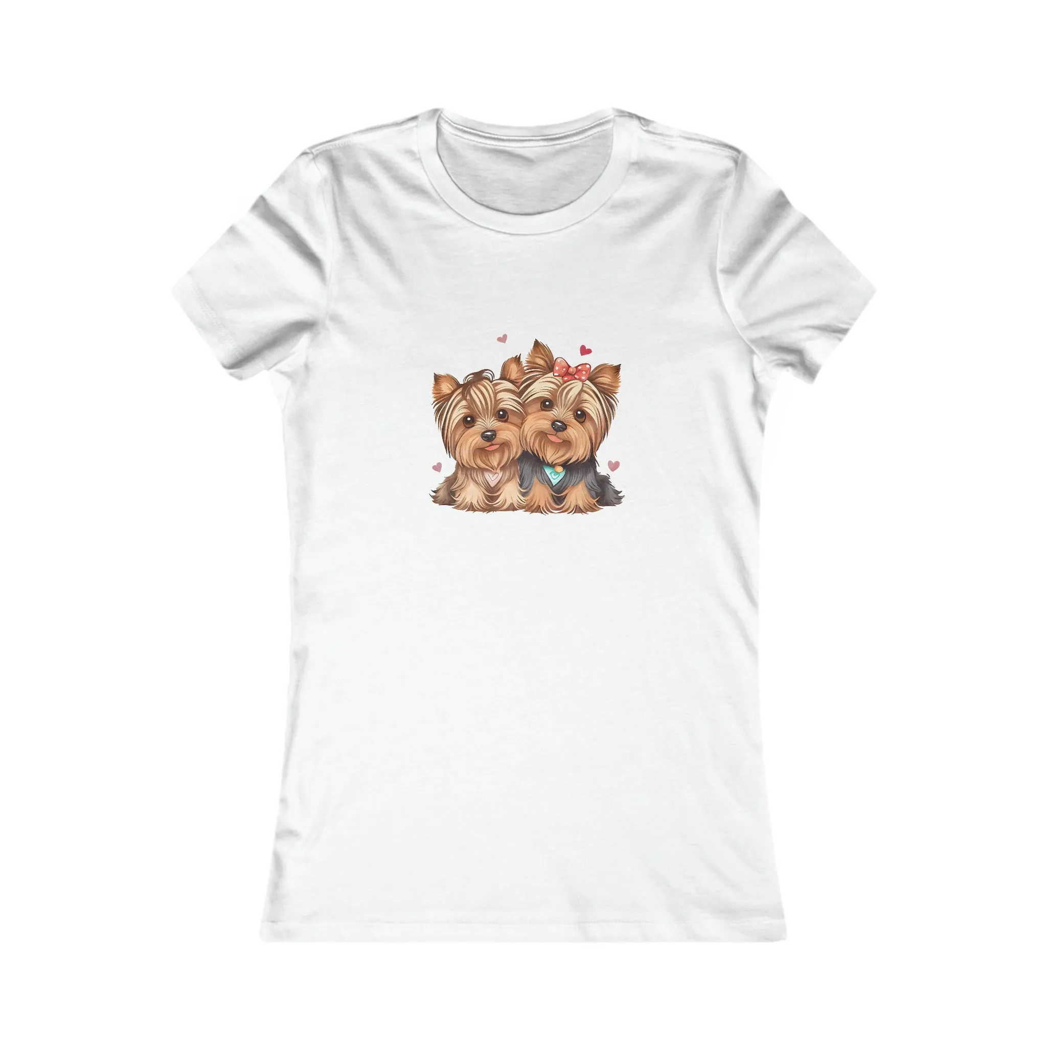 Cute Yorkie Womens Tshirt  Comfy Bella Canvas style shirt for women