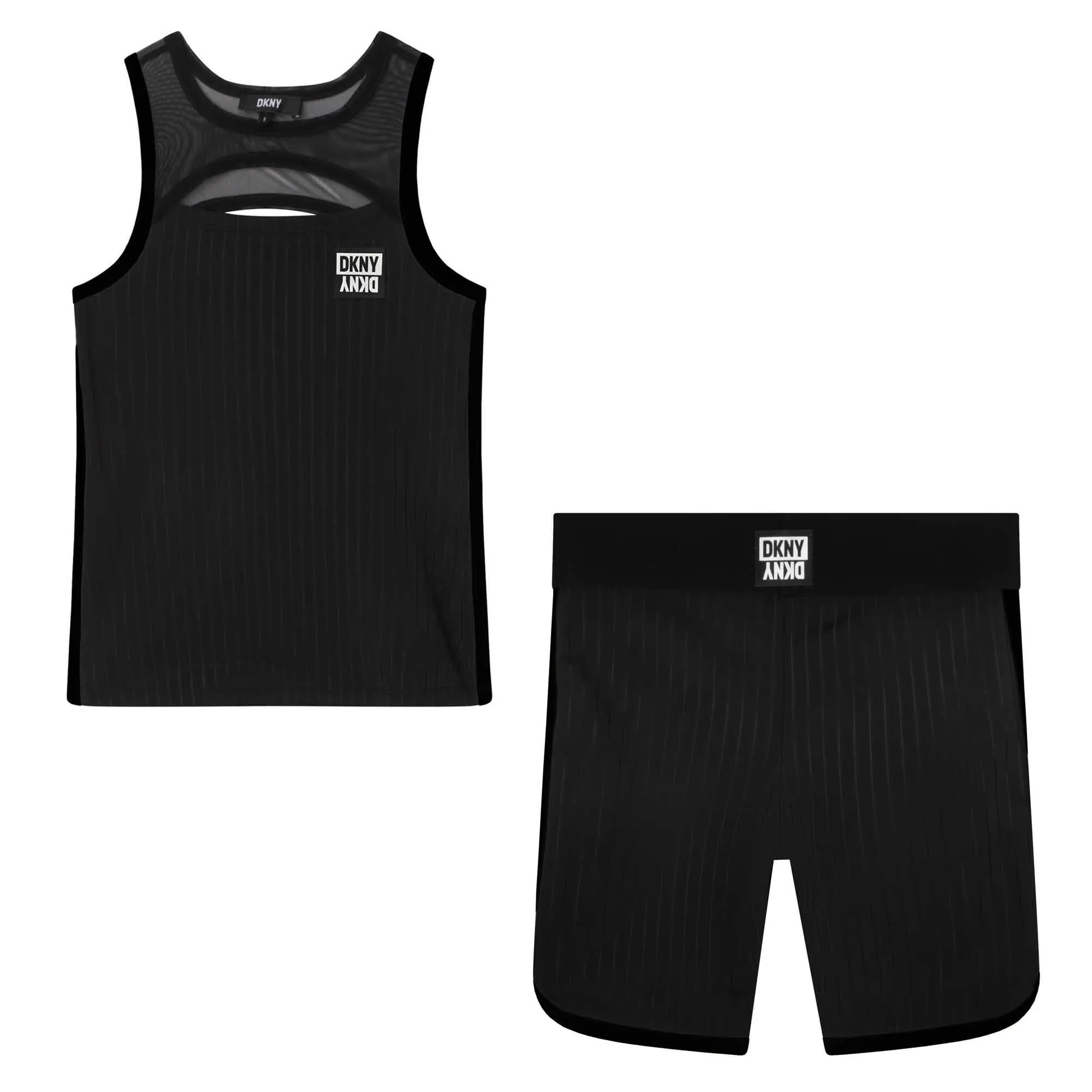 DKNY Black Striped Sports Ensemble