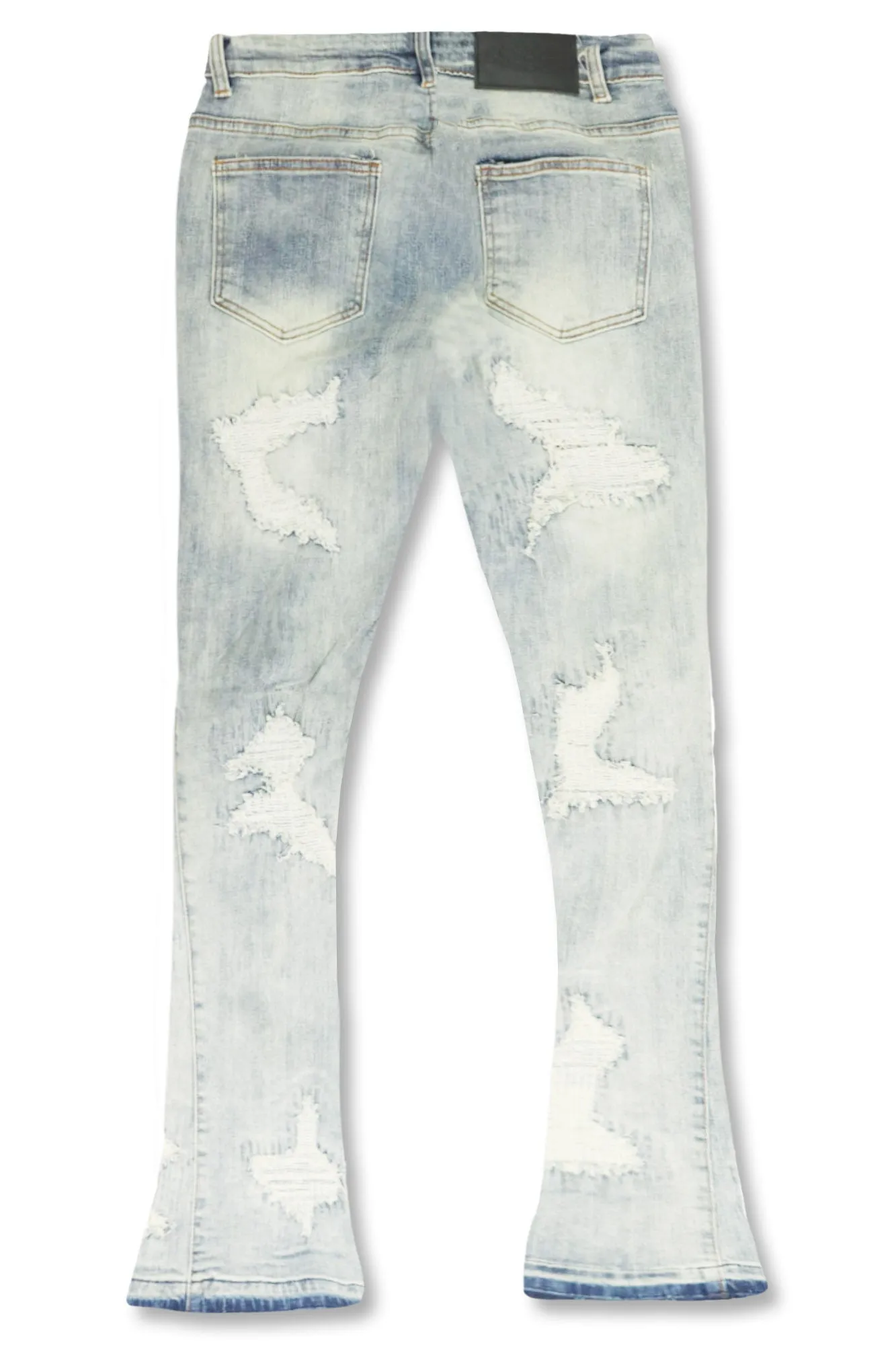 Elevated Stacked Denim (Bleach Wash)