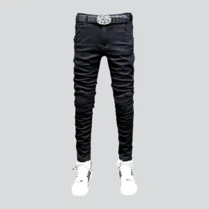 Embellished men's skinny jeans