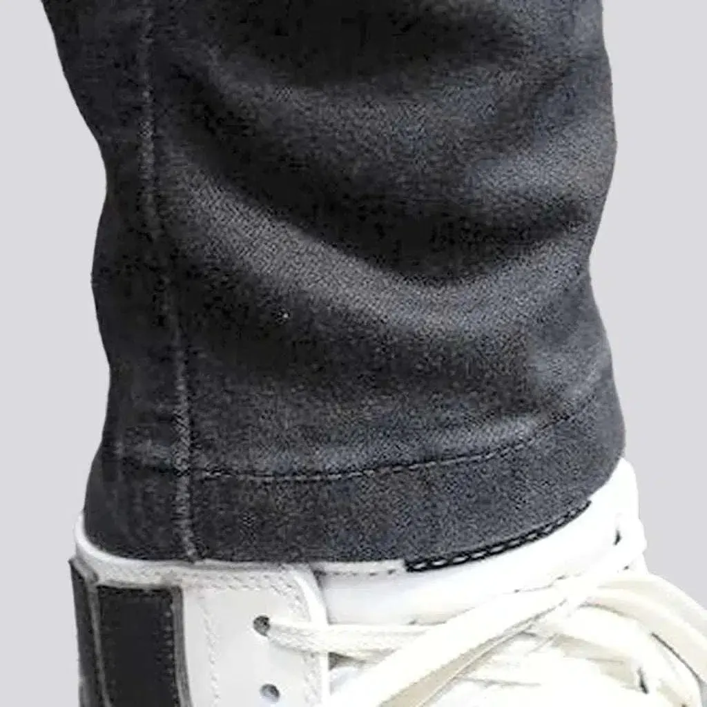 Embellished men's skinny jeans