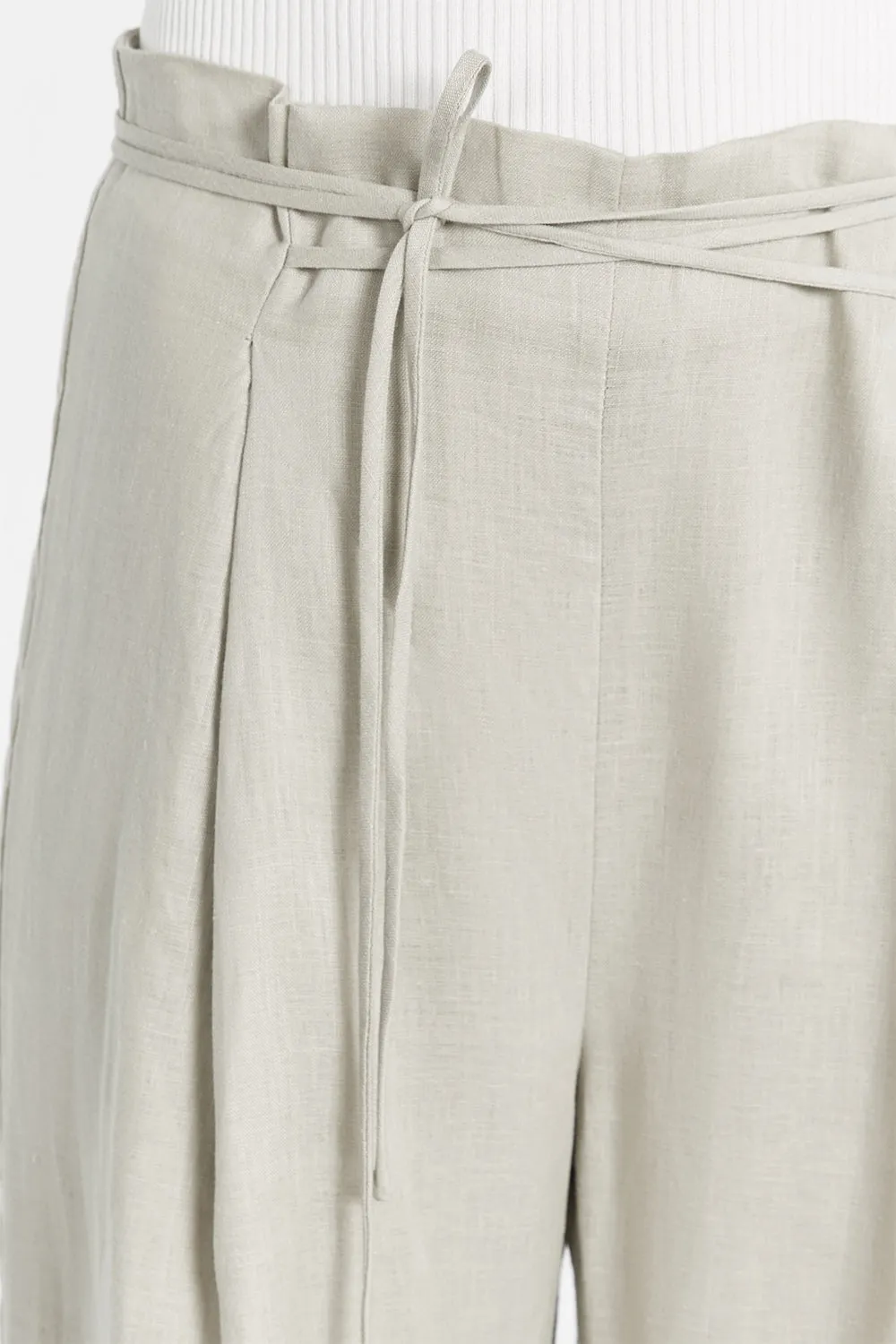 ENYO CHALK LINEN PANT