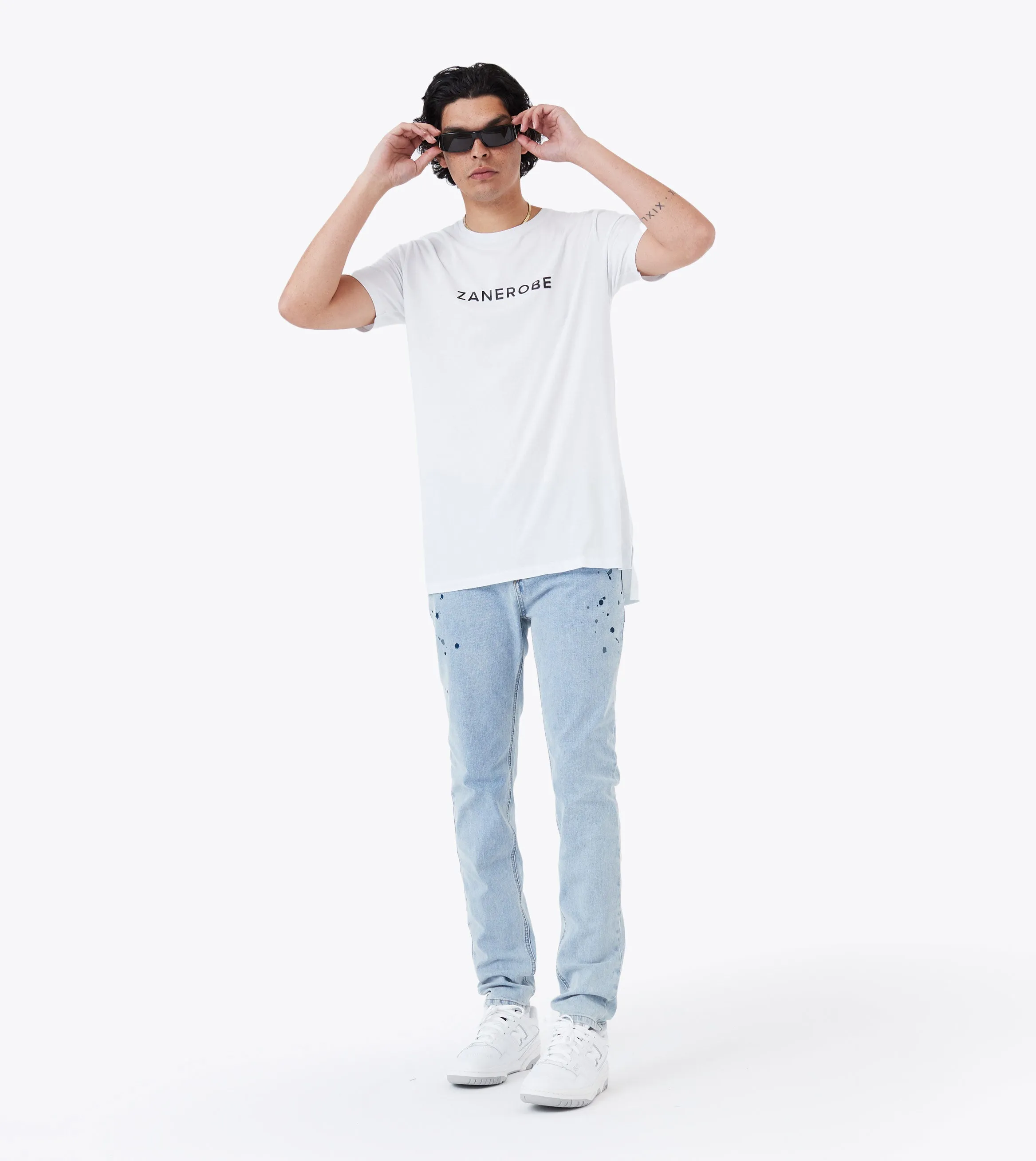 Fade Flintlock Tee White