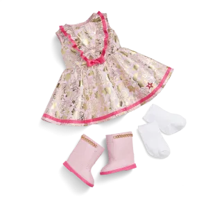 Floral Fashion Outfit for 18-inch Dolls