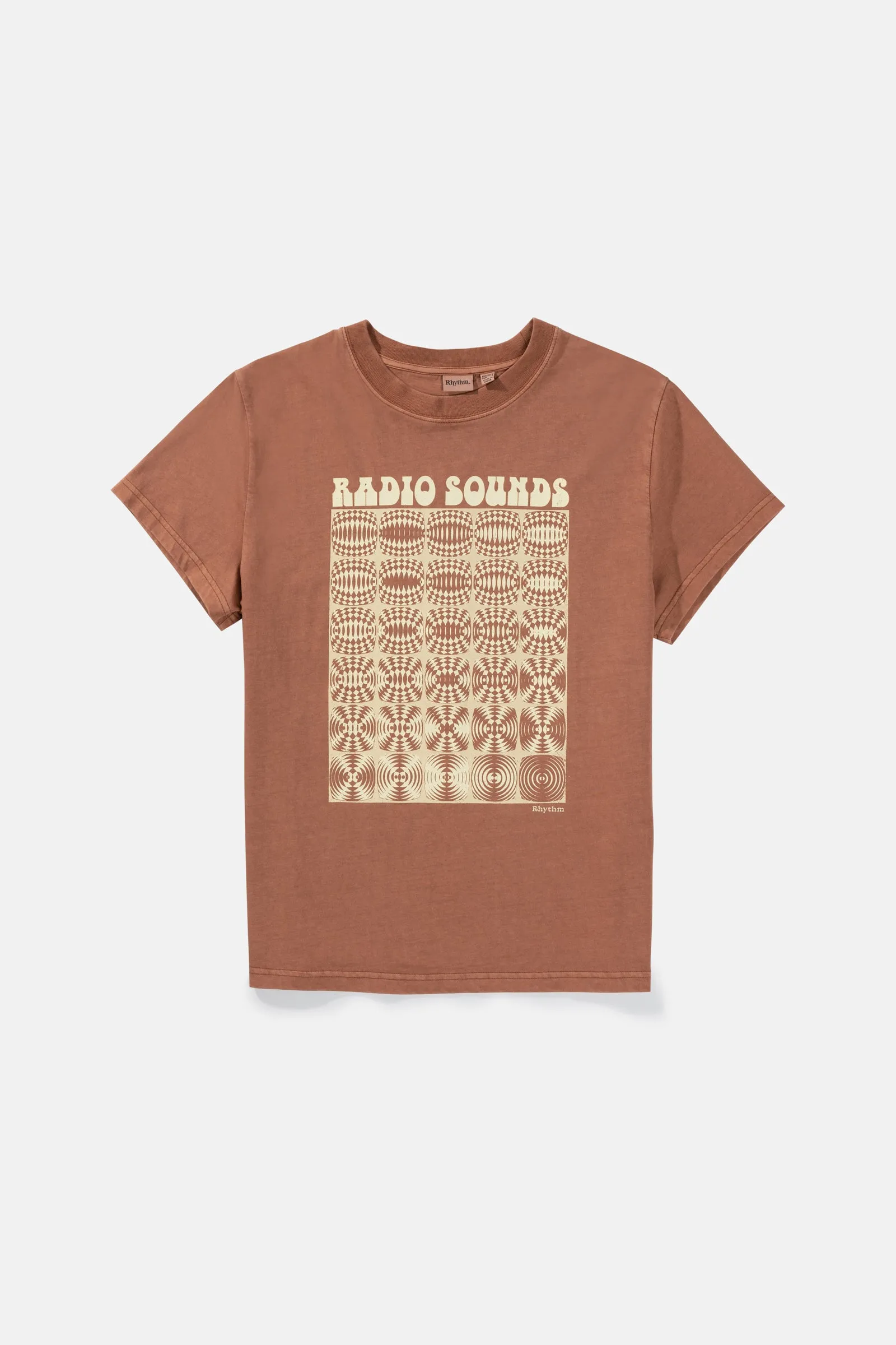 Interrupted Band T-Shirt Rust