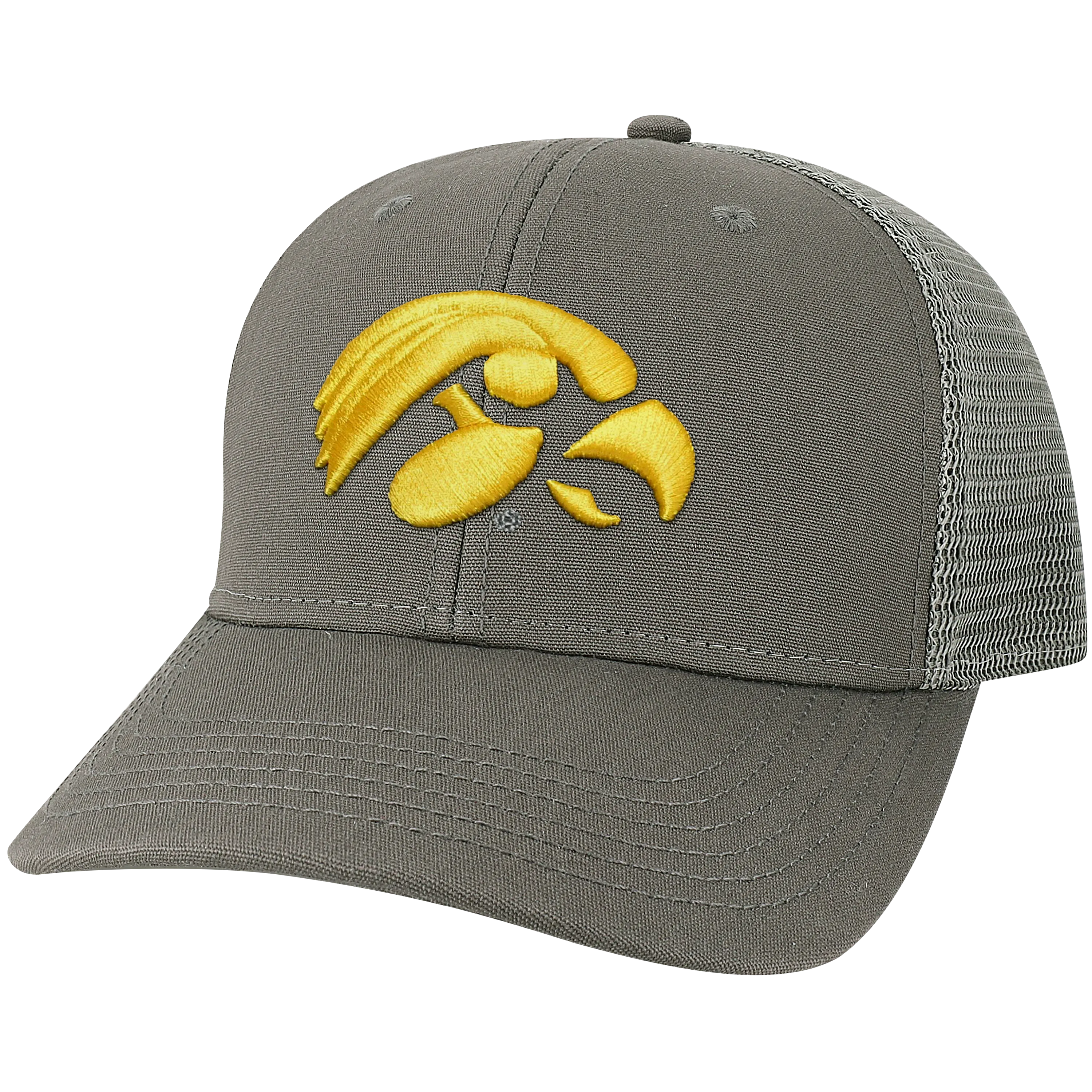 Iowa Hawkeyes Dark Grey Mid-Pro Snapback Adjustable Trucker Hat