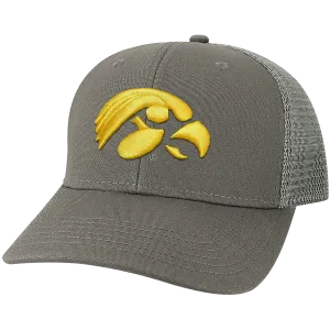 Iowa Hawkeyes Dark Grey Mid-Pro Snapback Adjustable Trucker Hat