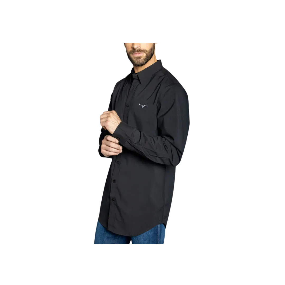 Kimes Ranch Men's KR Team Shirt Dress Black Shirt