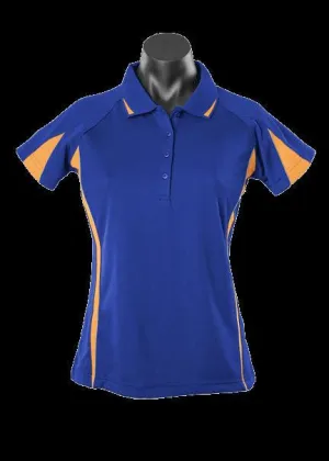 Ladies Eureka Polo Royal/Gold