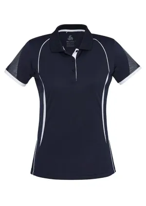 Ladies Razor Polo Navy/White