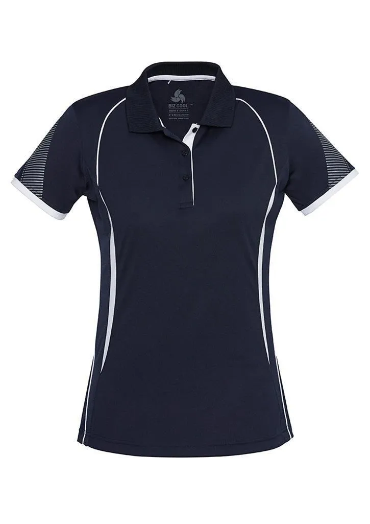 Ladies Razor Polo Navy/White