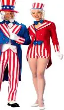 Lady Uncle Sam Costume