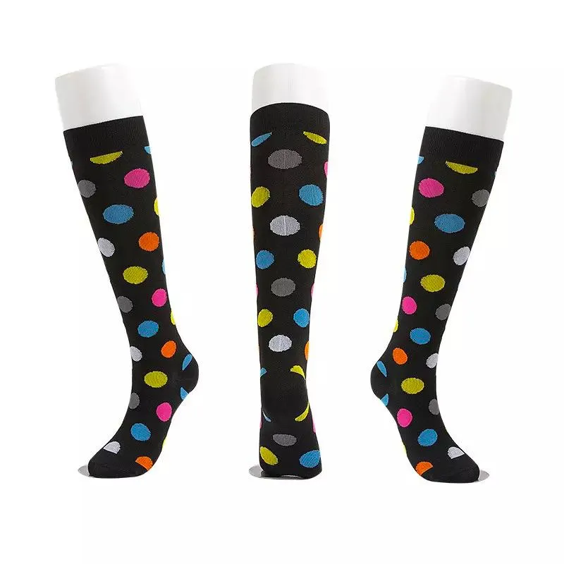 Large Polka Dot Knee High Socks