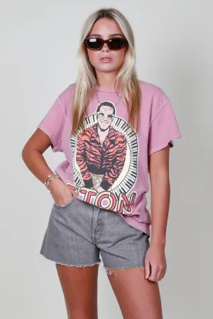 MADEWORN | Elton John Crew Tee - Petal