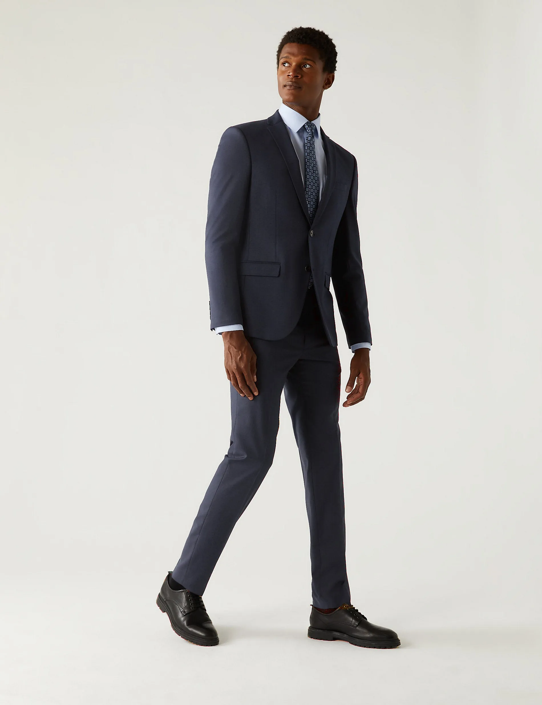 Marks & Spencer Slim Fit Stretch Jacket, Navy