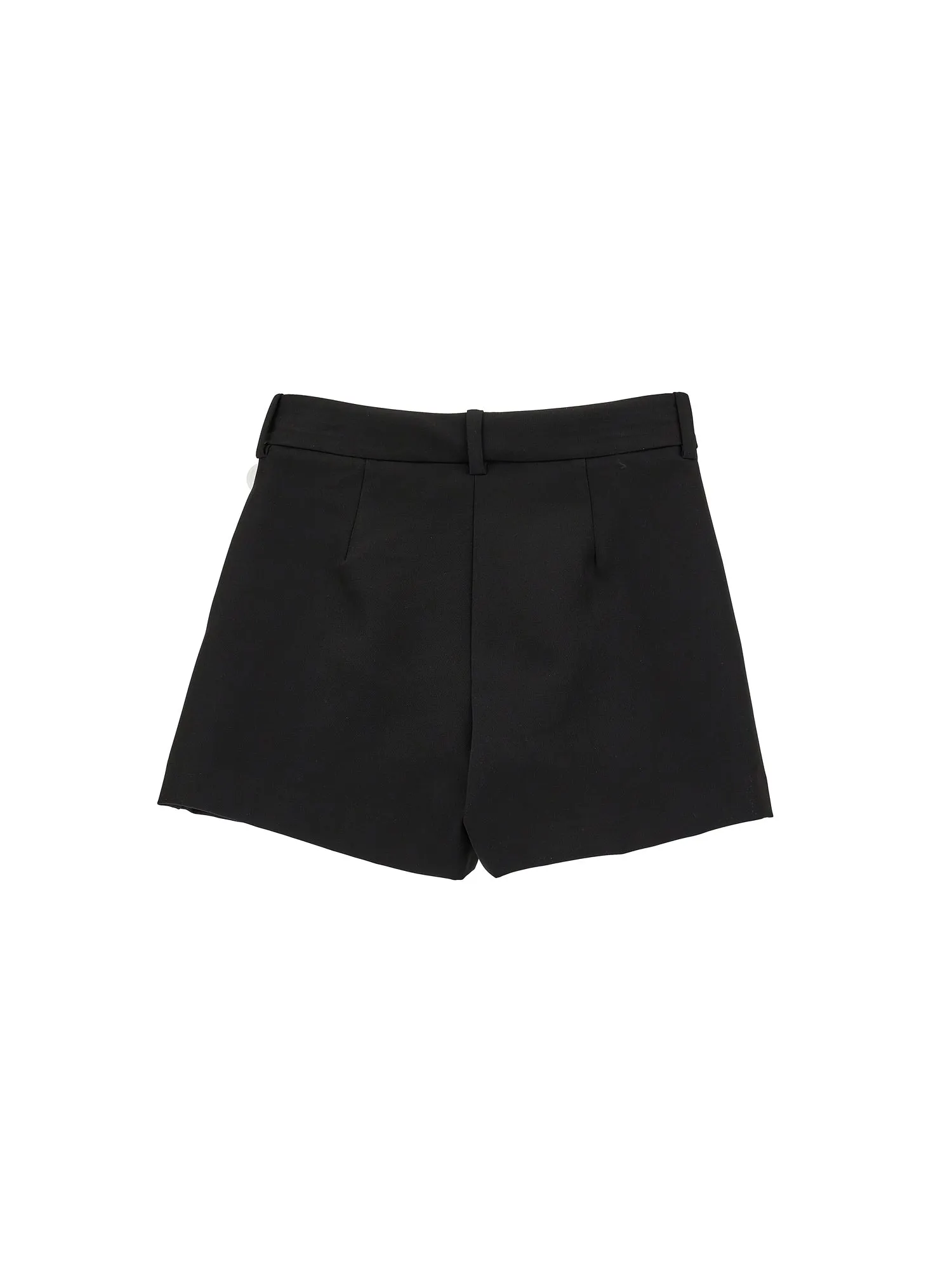 ML Black Dressy Pleated Shorts