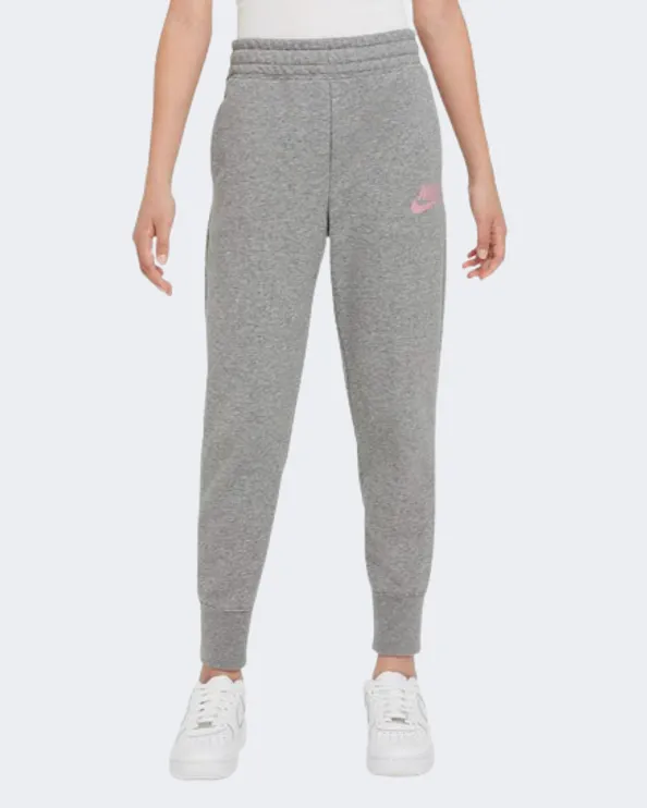 Nike Sportswear Club Girls Lifestyle Pant Grey/Pink Dc7211-093