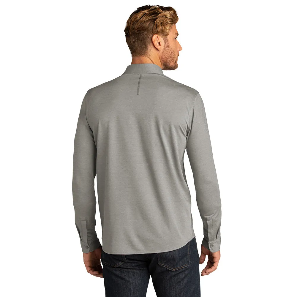 OGIO ® Code Stretch Long Sleeve Button-Up - Tamac Grey Heather