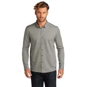 OGIO ® Code Stretch Long Sleeve Button-Up - Tamac Grey Heather