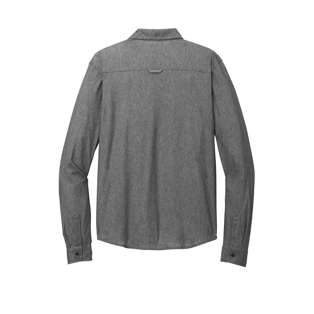 OGIO® Extend Long Sleeve Button-Up - Blacktop Heather