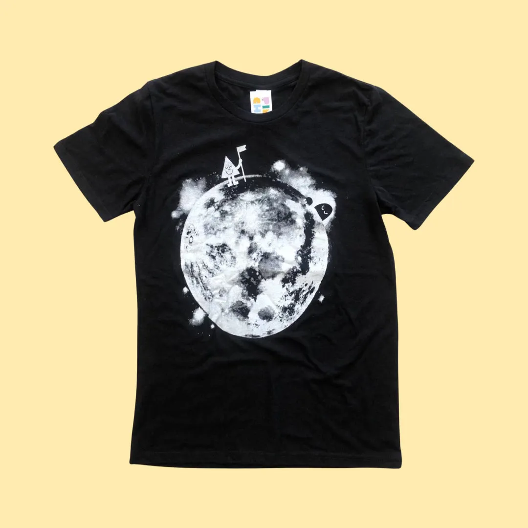 Pinecone & Chickadee Moon Tee