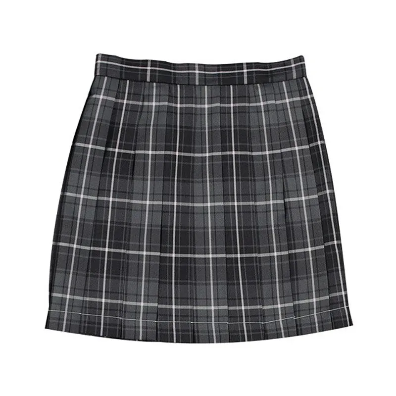 Plaid Summer High Waist Pleated Mini Skirts