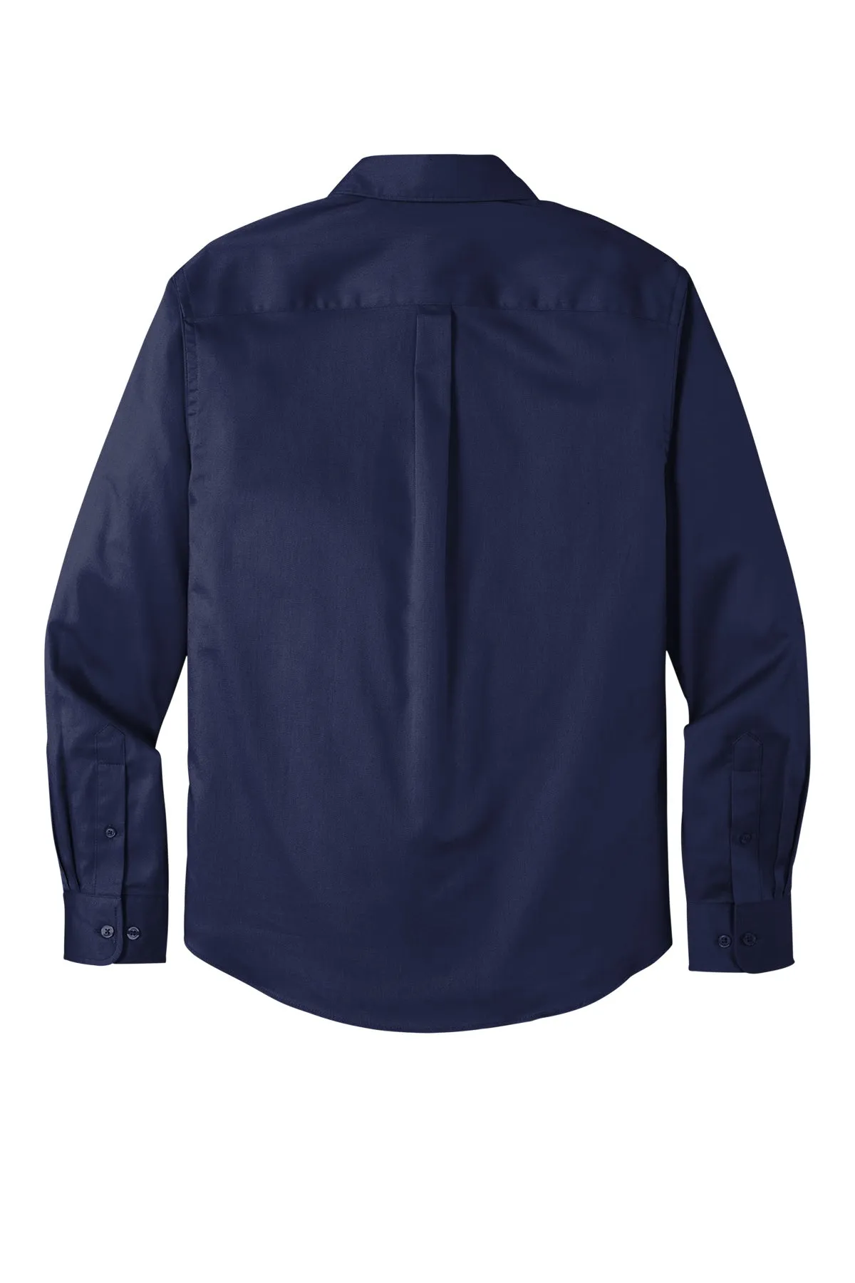 Port Authority® Long Sleeve SuperPro React™ Twill Shirt - True Navy