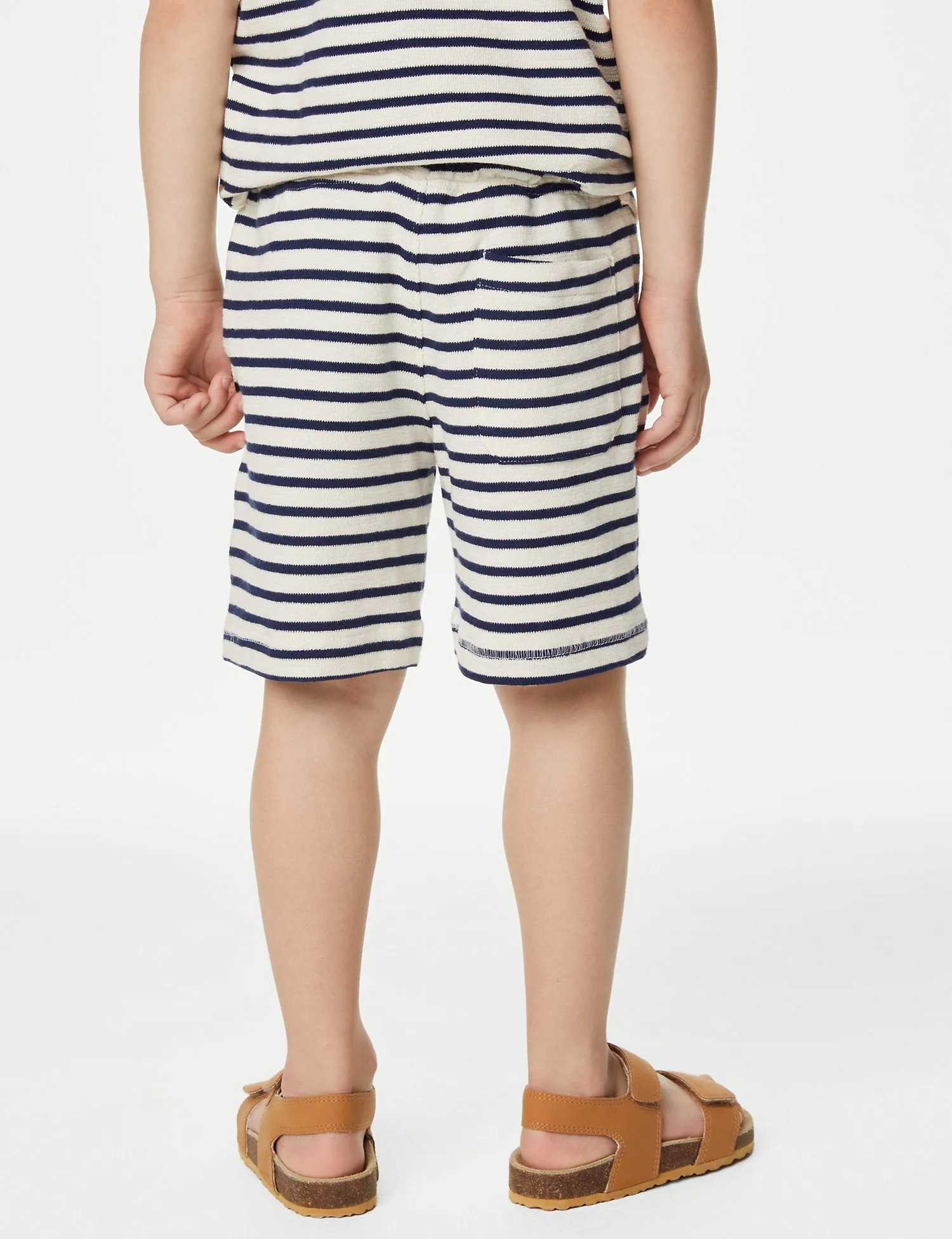 Pure Cotton Striped Shorts