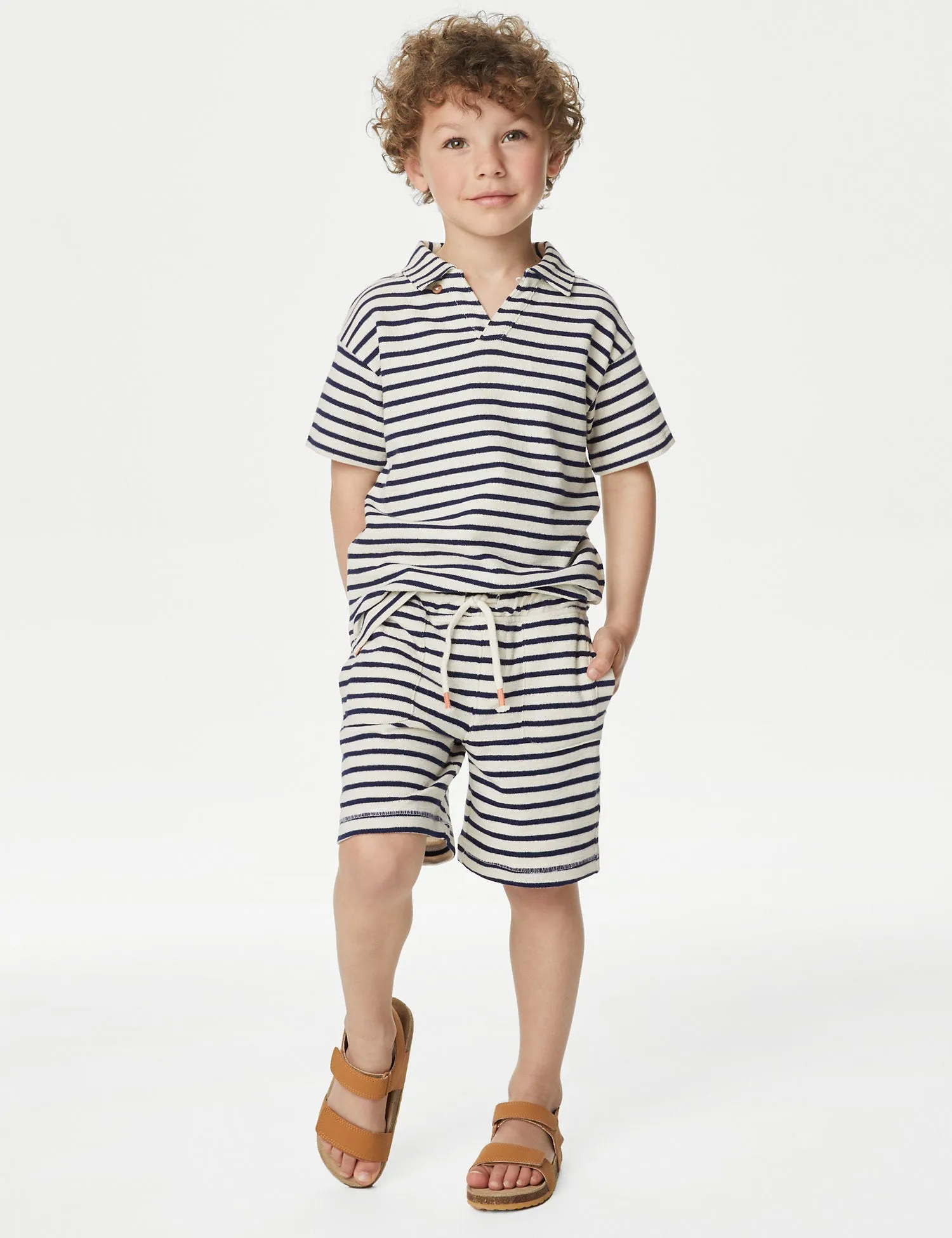 Pure Cotton Striped Shorts